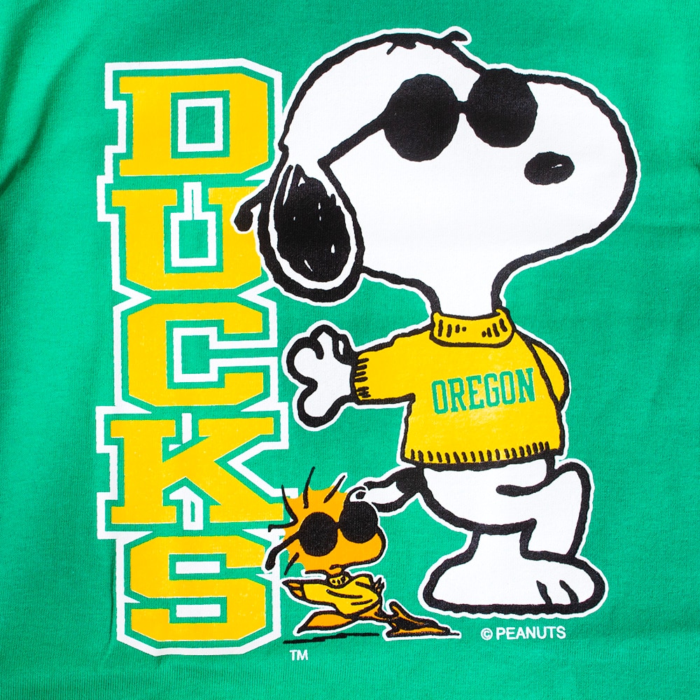 Peanuts, Third Street, Green, Crew Neck, Kids, Youth, Snoopy, Woodstock, Stack design, T-Shirt, 833620
